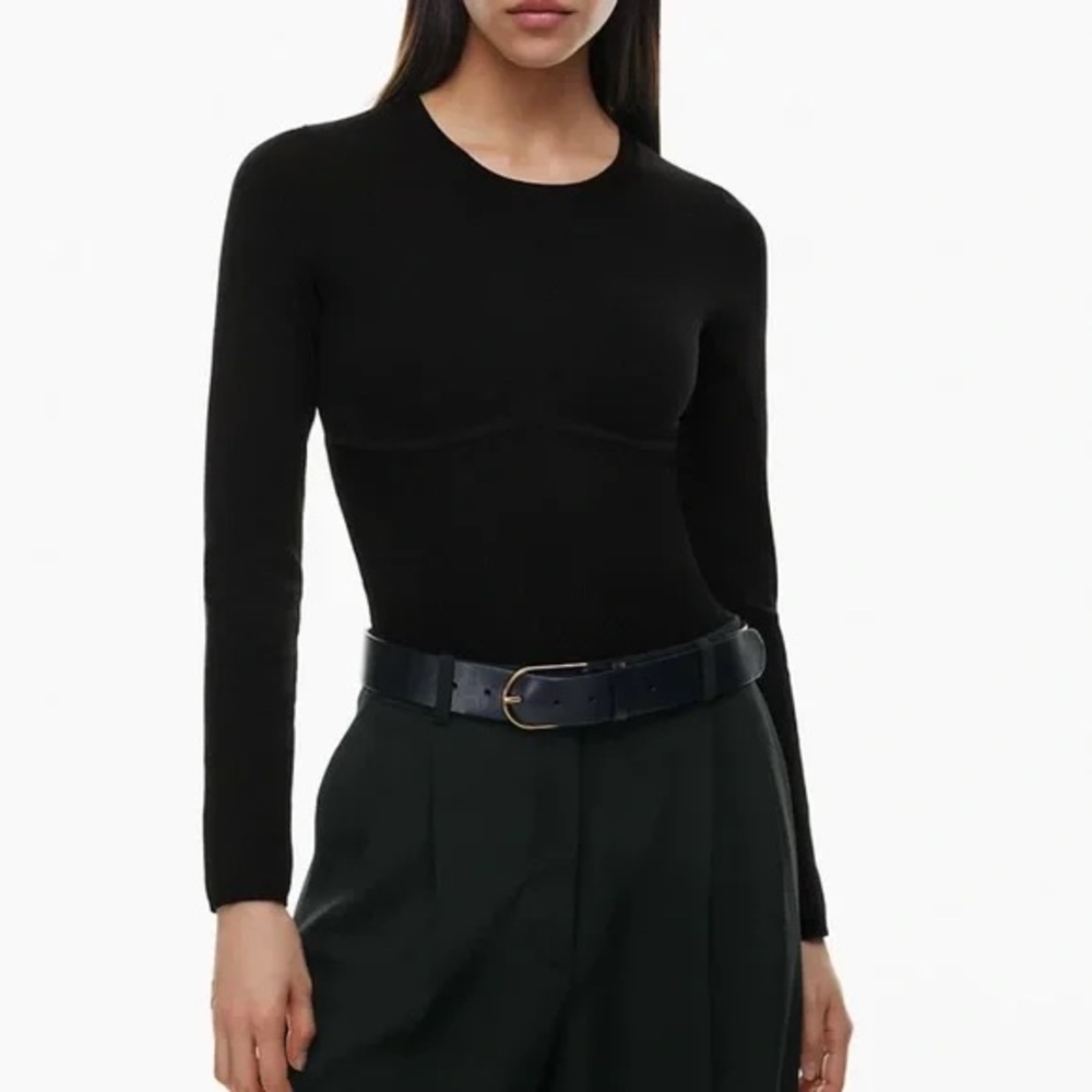 Aritzia Sculpt Knit Empire Longsleeve Top